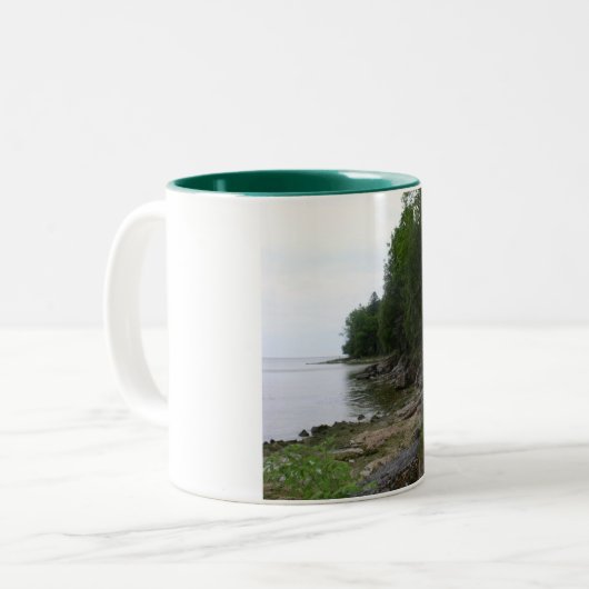 Wisconsin Travel Mug Tweekleurige Koffiemok (Voorkant links)
