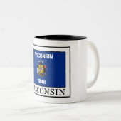 Wisconsin Tweekleurige Koffiemok (Voorkant rechts)