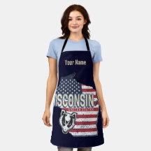 Wisconsin United States State Map  USA