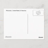 Wisconsin, Verenigde Staten Briefkaart (Achterkant)
