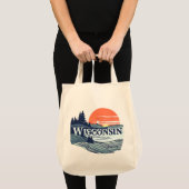 Wisconsin Verenigde Staten Tote Bag (Voorkant (product))
