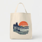Wisconsin Verenigde Staten Tote Bag (Voorkant)