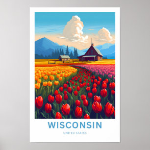 Wisconsin Verenigde Staten Travel Print