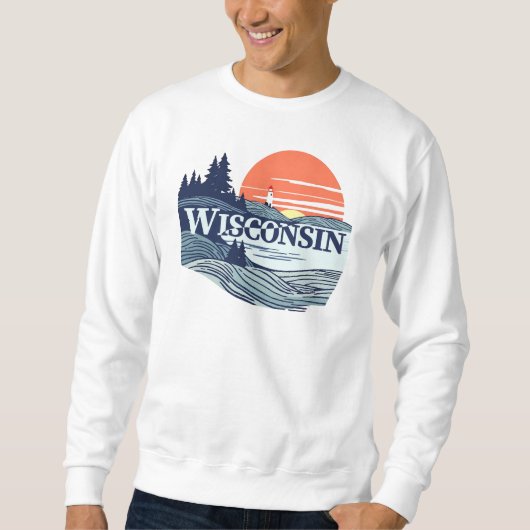 Wisconsin Verenigde Staten Trui (Voorkant)