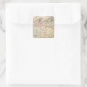 Wisconsin Vierkante Sticker (Tas)