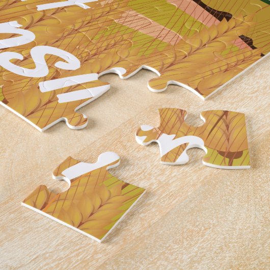 Wisconsin vintage poster legpuzzel (Zijkant)