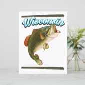 Wisconsin visposter (Staand voorkant)