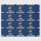 Wisconsin-vlag Cadeaupapier (Vlak)
