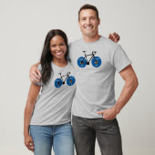 Wisconsin Vlag Fietsen T-shirt (Unisex)