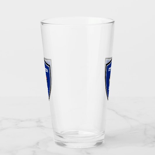 Wisconsin-vlag Glas (Rechts)