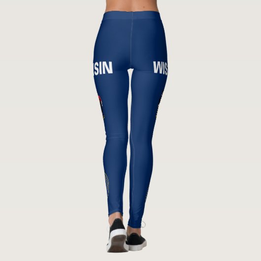 Wisconsin-vlag Leggings (Achterkant)