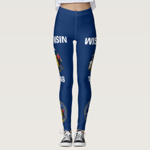 Wisconsin-vlag Leggings