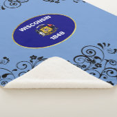 Wisconsin-vlag Sherpa Deken (3/4)