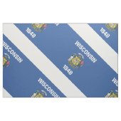 WISCONSIN Vlag Stof (Fat Quarter)