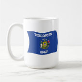 Wisconsin Vlagmokkop Koffiemok (Links)