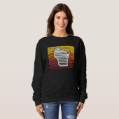 Wisconsin Vorm Retrowave Terugblik Gradiënt Trui (Voorkant volledig)