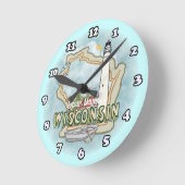 Wisconsin Vuurtoren Ronde Klok (Hoek)