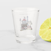Wisconsin vuurtorens shot glas (Achterkant)