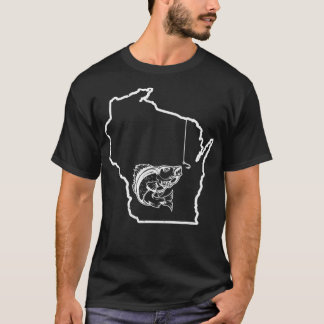 Wisconsin Walleye Vissen Cool F T-shirt