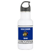 Wisconsin Waterfles (Voorkant)