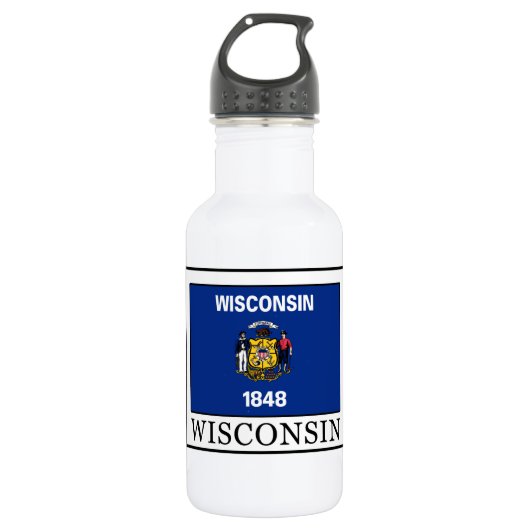 Wisconsin Waterfles (Voorkant)