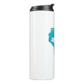 Wisconsin Wave Vist Thermosbeker (Gedraaid links)