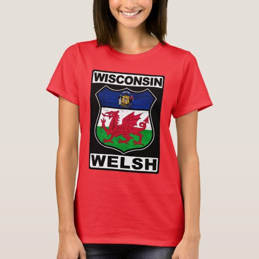 Wisconsin Welsh American T-shirt (Voorkant)