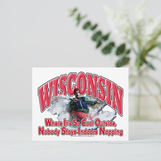 Wisconsin Whitewater Briefkaart (Staand voorkant)
