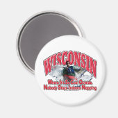 Wisconsin Whitewater Magneet (Voorkant / Achterkant)