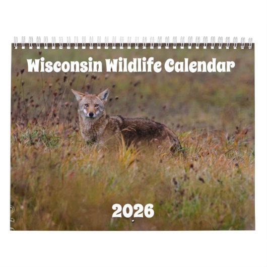 Wisconsin Wilde Dieren Kalender 2026 (Hoes)