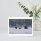 Wisconsin Winter Pastime Briefkaart (Staand voorkant)