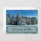 Wisconsin Winters Briefkaart (Voorkant / Achterkant)