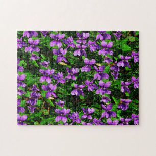 Wisconsin Wood Violet Puzzle Legpuzzel