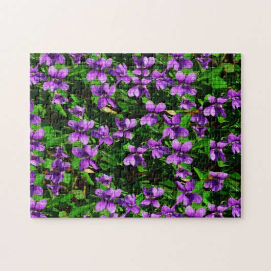 Wisconsin Wood Violet Puzzle Legpuzzel (Horizontaal)