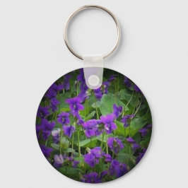 Wisconsin Wood Violet Spotlight Sleutelhanger