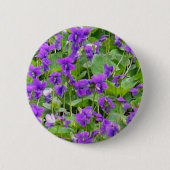 Wisconsin Wood Violets Pin-Back Button (Voorkant)