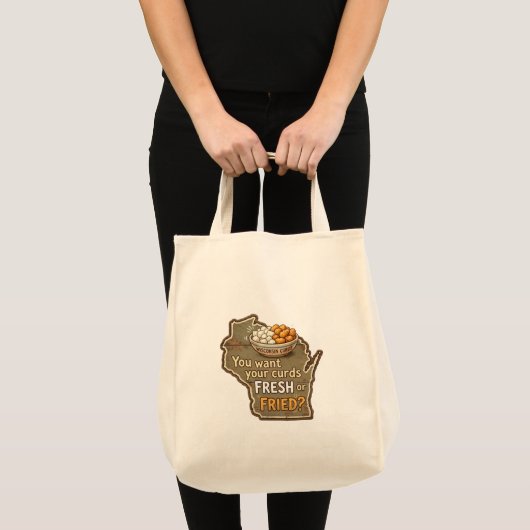 Wisconsin wrongel: Vers of gebakken? Tote Bag (Voorkant (product))