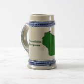 Wisconsinite Champions Football, kaas en bier Bierpul (Voorkant links)