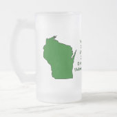 Wisconsinite Champions Football, kaas en bier Matglas Bierpul (Links)