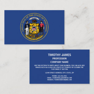 Wisconsinite Seal, Zegel van Wisconsin Visitekaartje