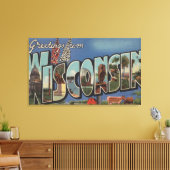 WisconsinLarge Letter ScenesWisconsin Canvas Afdruk (Insitu (Woonkamer))