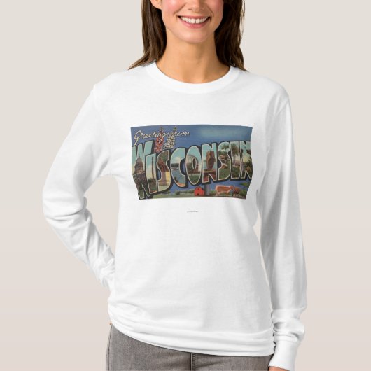WisconsinLarge Letter ScenesWisconsin T-shirt (Voorkant)