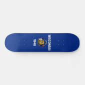 Wisconsinse staatsvlag persoonlijk skateboard (Horizontaal)