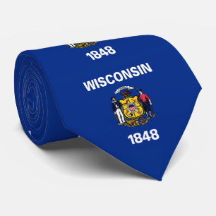 Wisconsinse staatsvlag stropdas