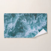 Wisdoeken: De oceaan, het Zee, de Golven, Blauw, d Bad Handdoek (Handdoek)