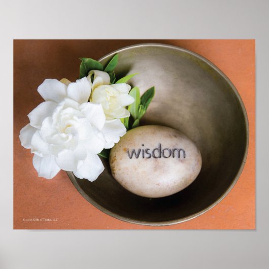 Wisdom, 14 x 11 inch - Poster met archiefmatte (Voorkant)