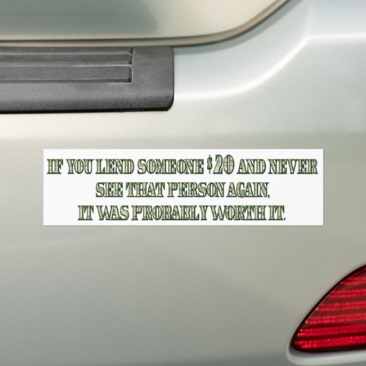 Wisdom 7 bumpersticker (Op auto)
