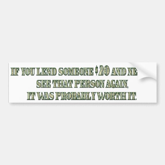 Wisdom 7 bumpersticker (Voorkant)