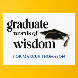 Wisdom Advice Kaart voor Afstuderen Visitekaartje