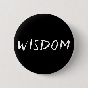 Wisdom B&W Ronde Button 5,7 Cm